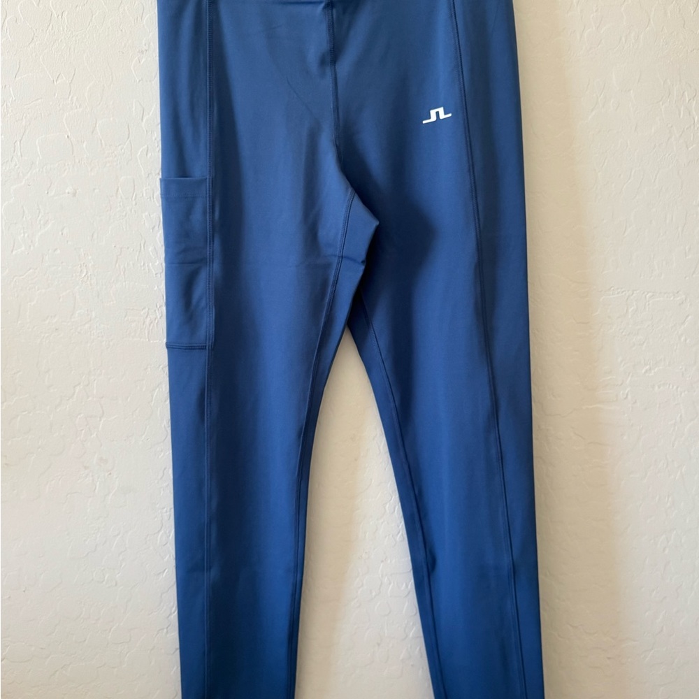 J.Lindeberg Blue Leggings with Pocket